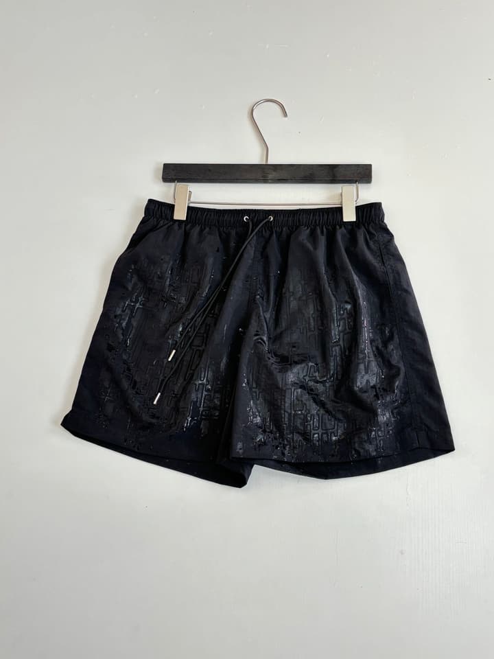 Hermès H Monogram Water-Sensitive Swim Trunks – Spring/Summer Collection in Black