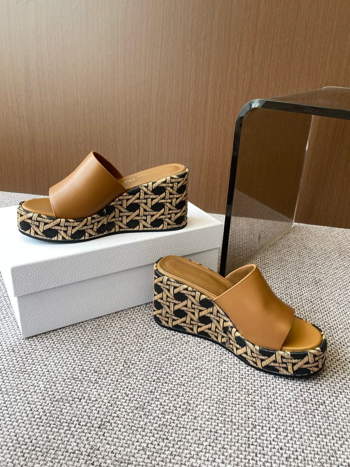 Dior D-Attitude Wedge Platform Sandals – 25SS