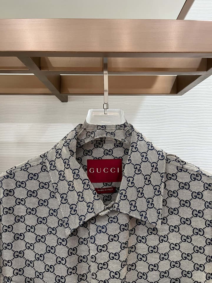 Gucci Double G Jacquard Multi-Pocket Lapel Jacket – 24FW