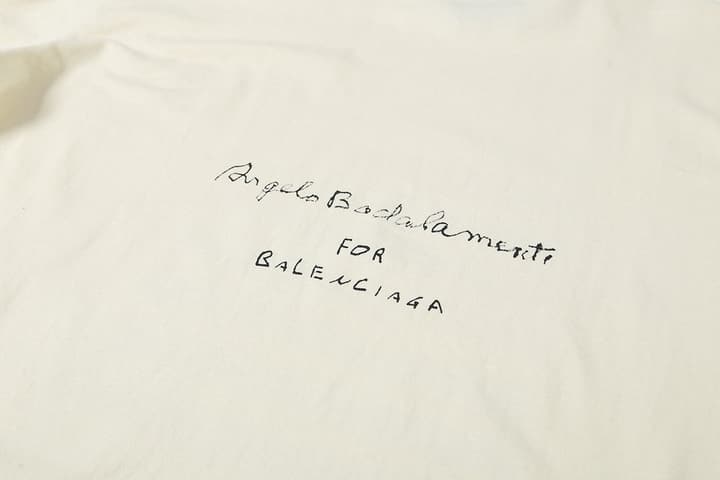 Balenciaga Musical Note Washed Distressed T-Shirt – 26SS in Washed Apricot