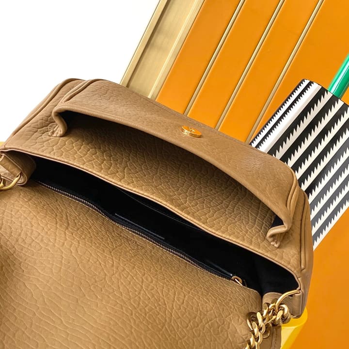Saint Laurent Niki Medium Flap Bag in Gold