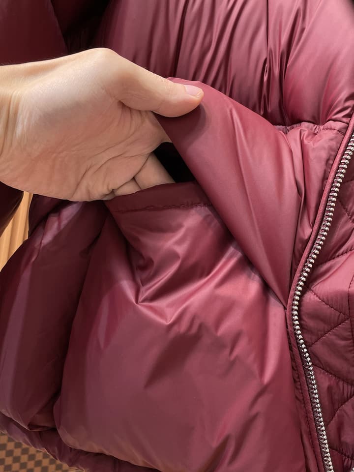 Moncler Stand Collar Embossed Down Jacket – Limited Edition in Black