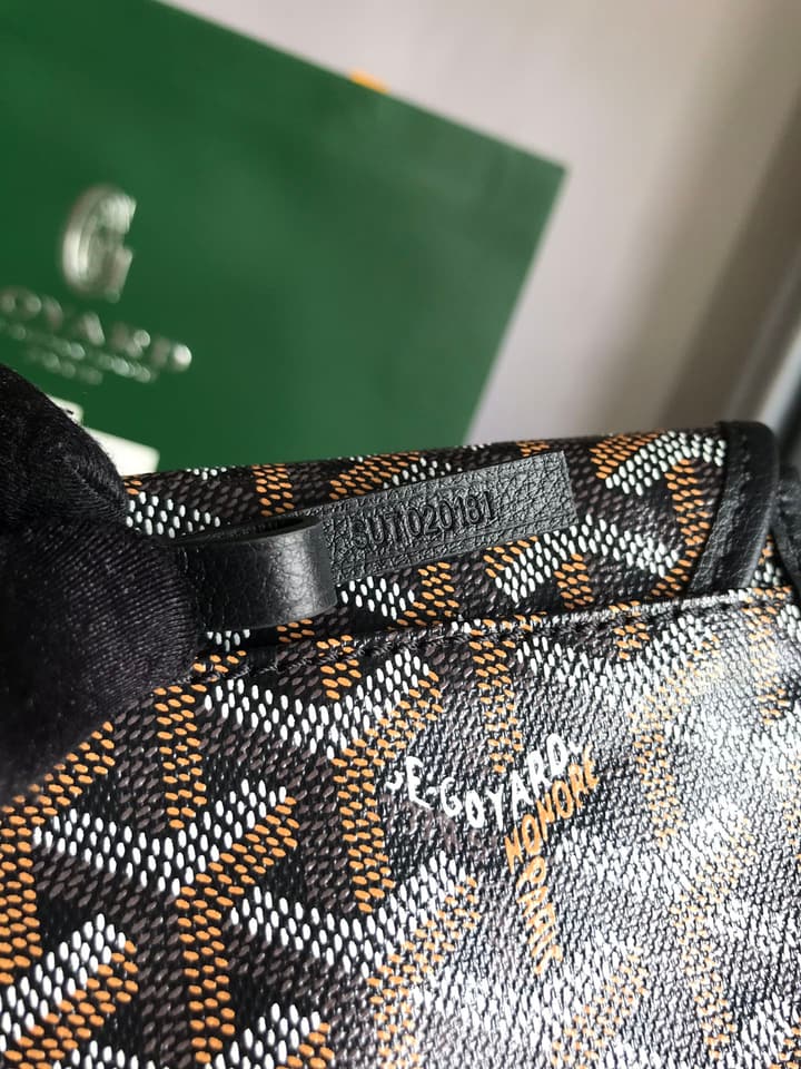 Goyard Mini Shopping Bag in Charcoal Monogram