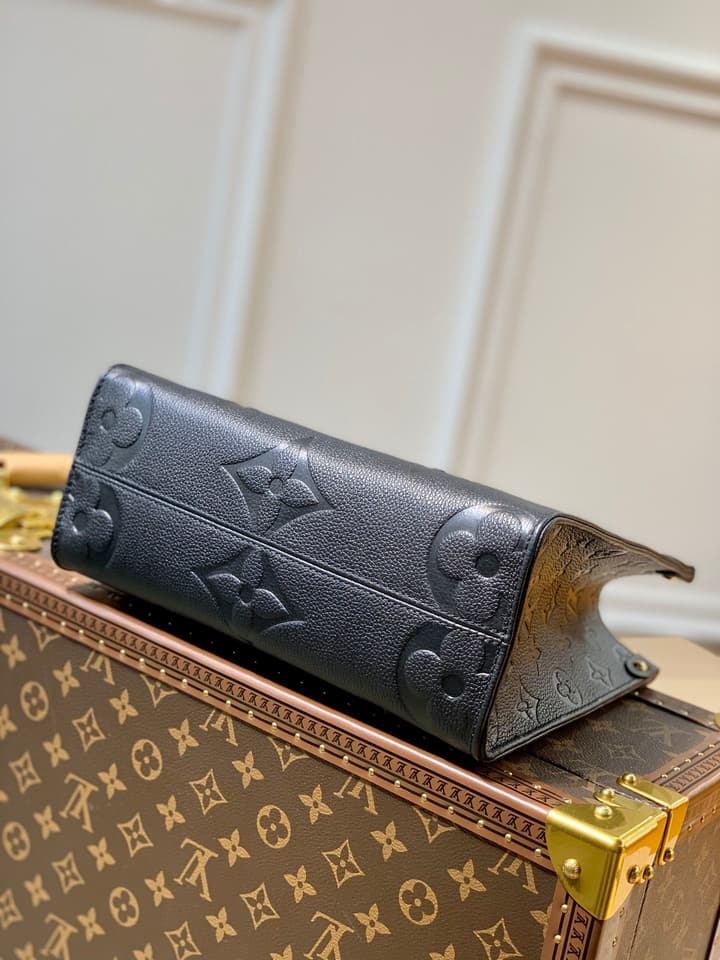 Louis Vuitton Onthego Small Tote Bag in Black Monogram Empreinte