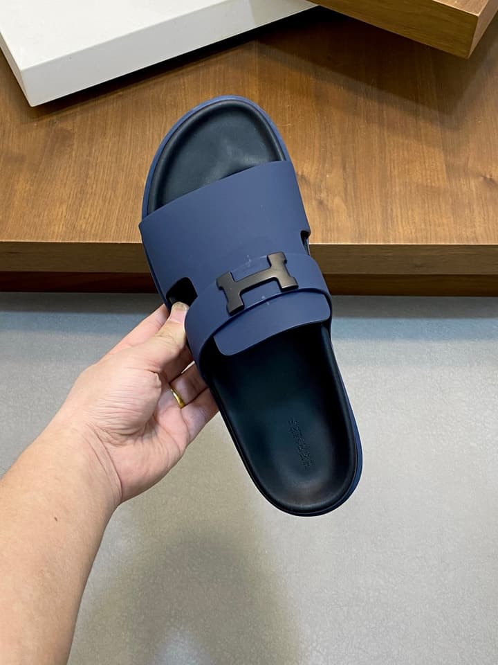 Hermès Cowhide Slides