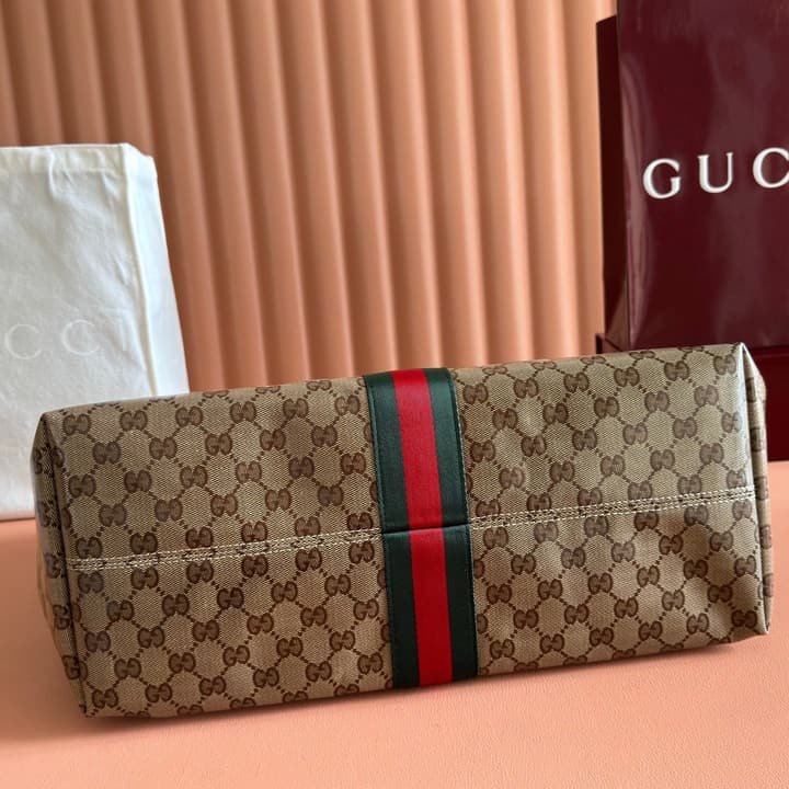 Gucci Giglio Coated GG Tote Bag – Spring/Summer Collection – 2026SS in Crystal Brown