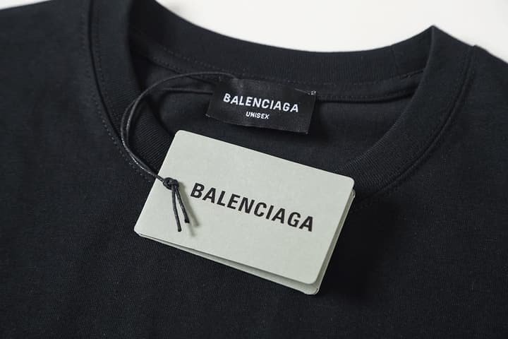 Balenciaga Lamborghini Collaboration Printed T-Shirt – 26SS in Black