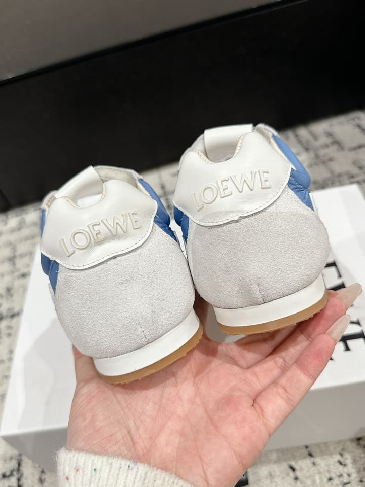 Loewe Ballet Runner 2.0 Unisex Sneakers – 2025 Collection in White And Light Blue