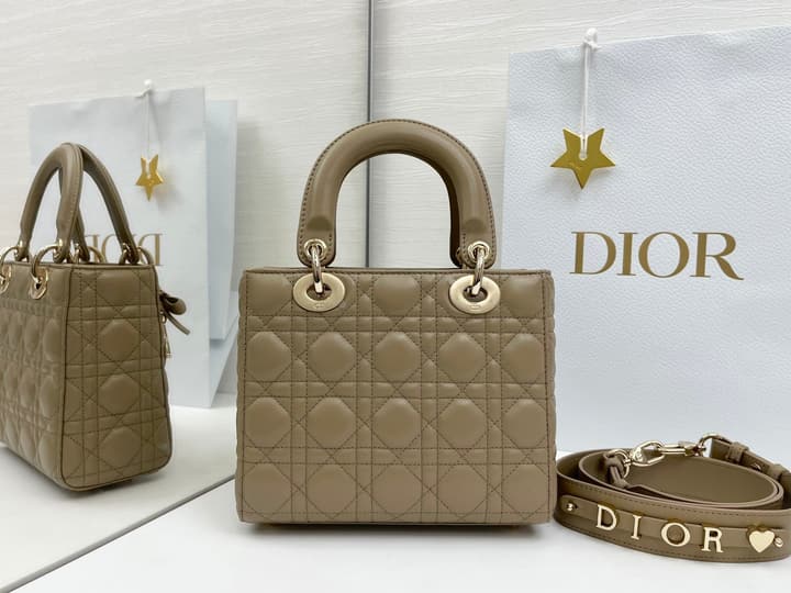 Dior Lady Dior My ABCDior Bow Handbag in Classic Black