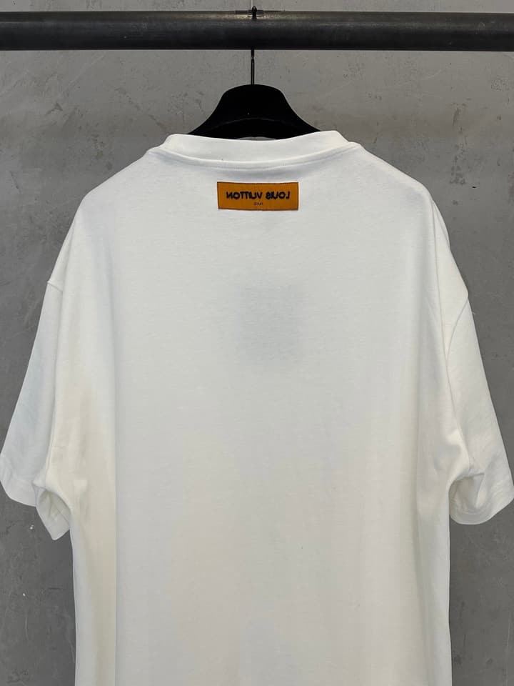 Louis Vuitton Embroidered Beaded Cotton T-Shirt – 25SS in Black