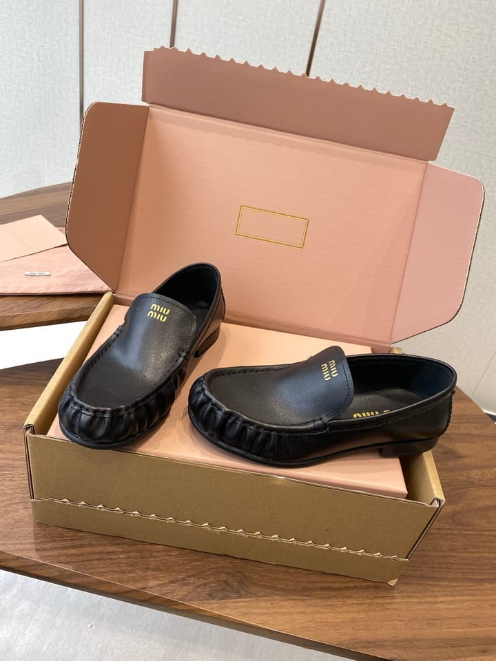 Miu Miu Loafers – 25SS Autumn/Winter Collection in Black Suede