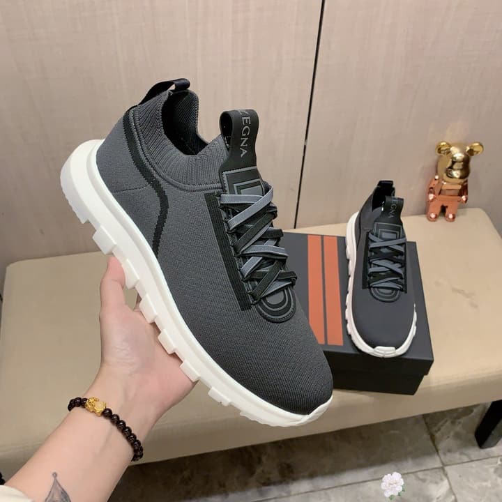 Zegna Latest Casual Sneakers in Black