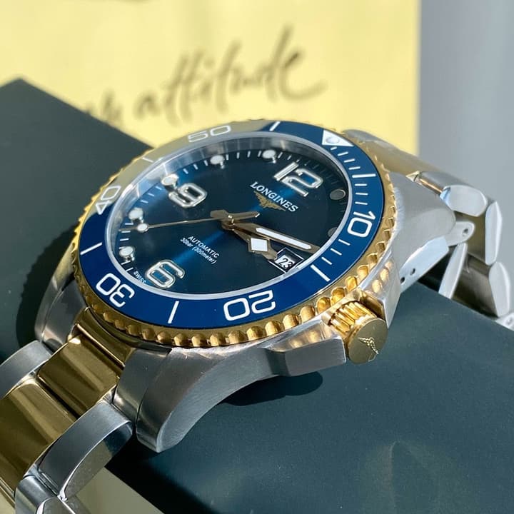 Longines Conquest Automatic Watch 41mm – Eddie Peng Edition in Two-tone Black Dial