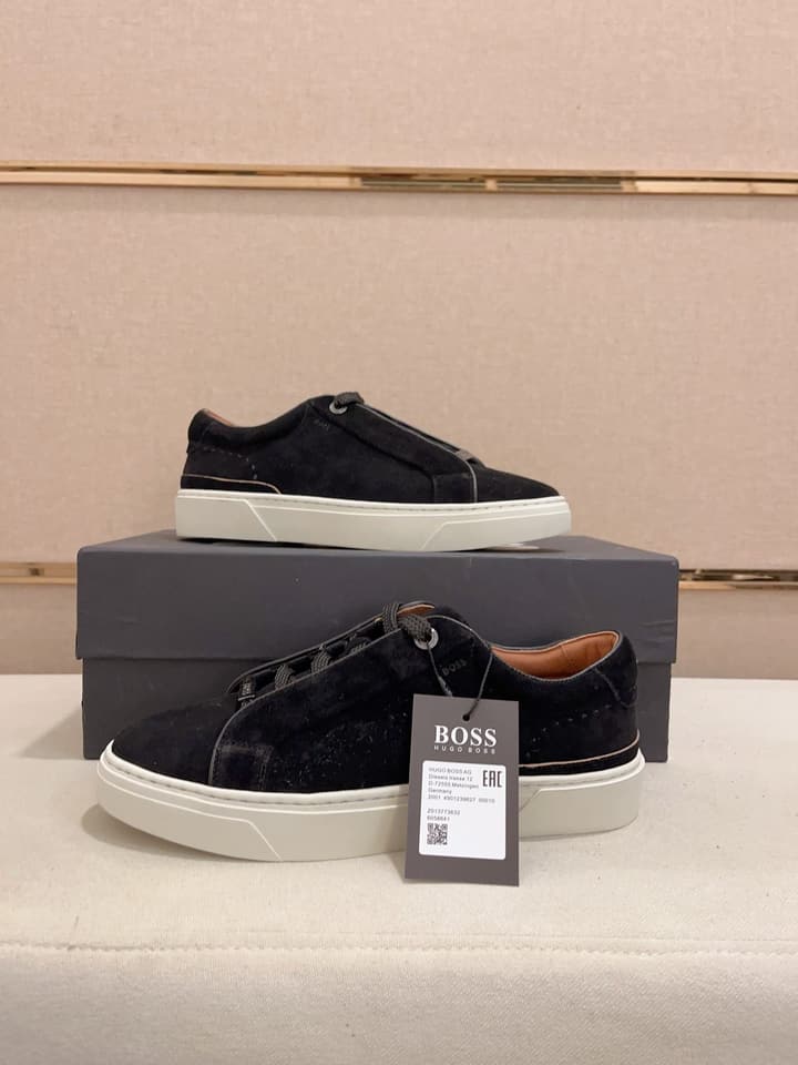 Boss Latest Casual Men's Sneakers in Black Monochromatic