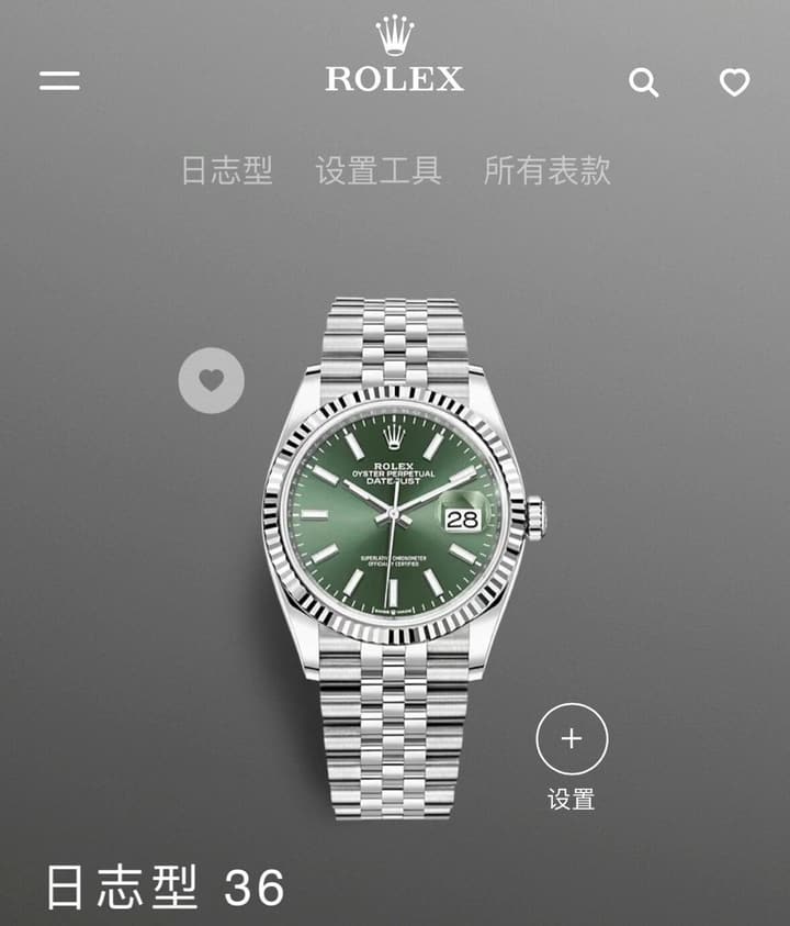 Rolex Datejust 36mm Mechanical Watch – Olive Green Dial