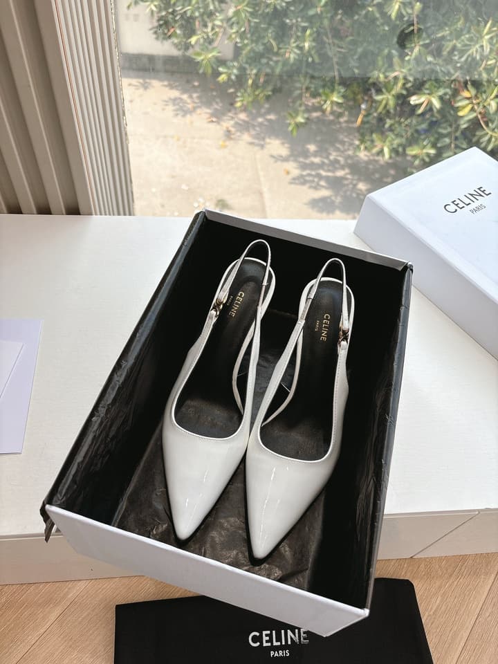 Celine Runner Platform Sneakers – 2025 Spring/Summer Collection in Burgundy Patent