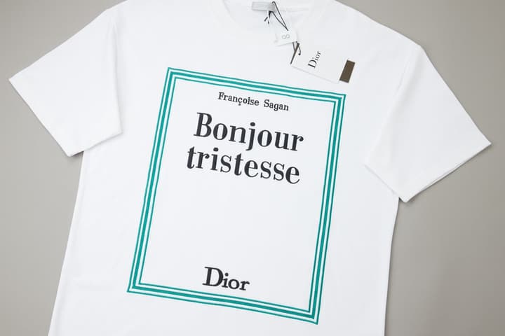 Dior Logo Embroidered Short-Sleeve T-Shirt – 26SS Early Spring Collection in Black