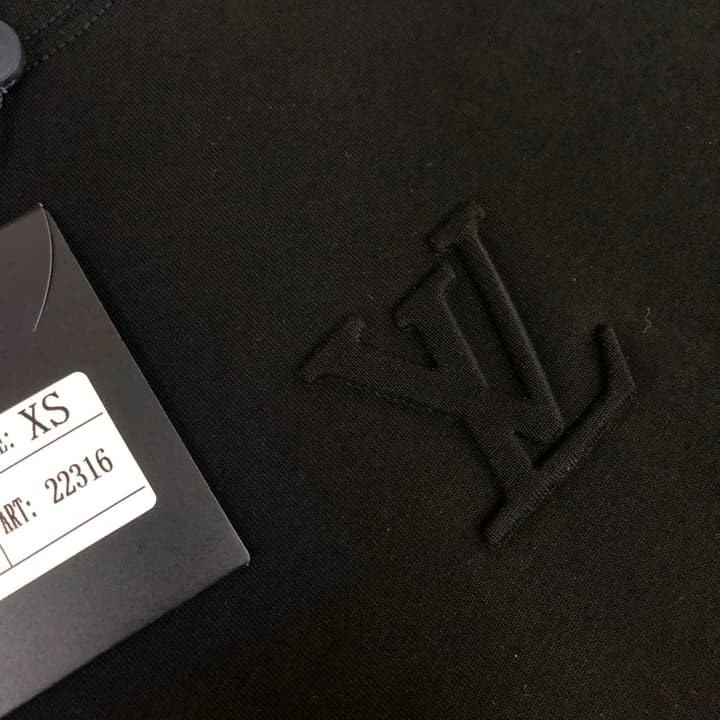 Louis Vuitton Logo Crewneck T-Shirt – 26SS in Black