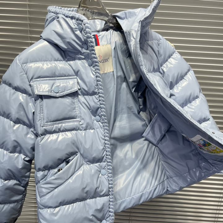 Moncler Kids Hooded Down Jacket – 25FW in Classic Black