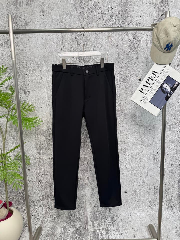 Moncler Business Stretch Cotton Trousers – 25SS Autumn Collection