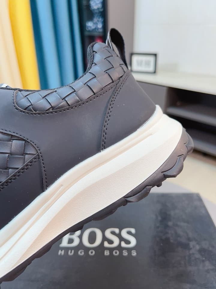 Boss Classic Suede and Waterproof Casual Sneakers
