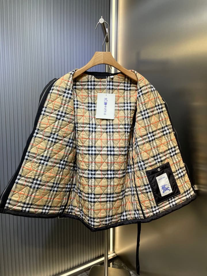 Burberry Classic Quilted Jacket in Beige