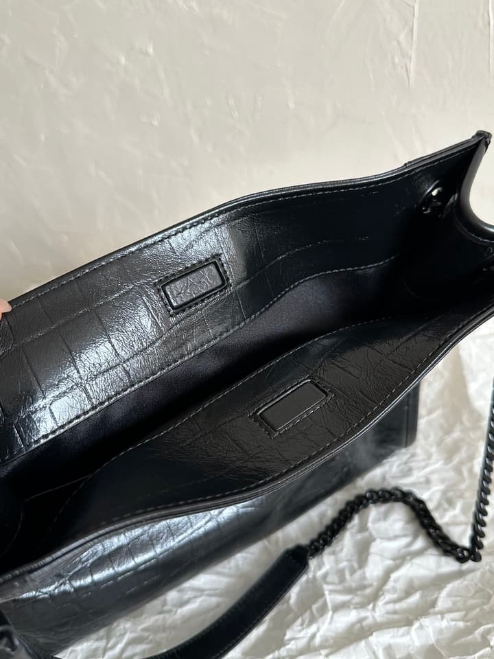 Saint Laurent Niki Tote Bag – Crocodile Embossed