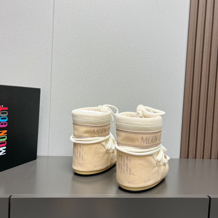 Moon Boot 2024 Autumn/Winter Cute Snow Boots in Cream