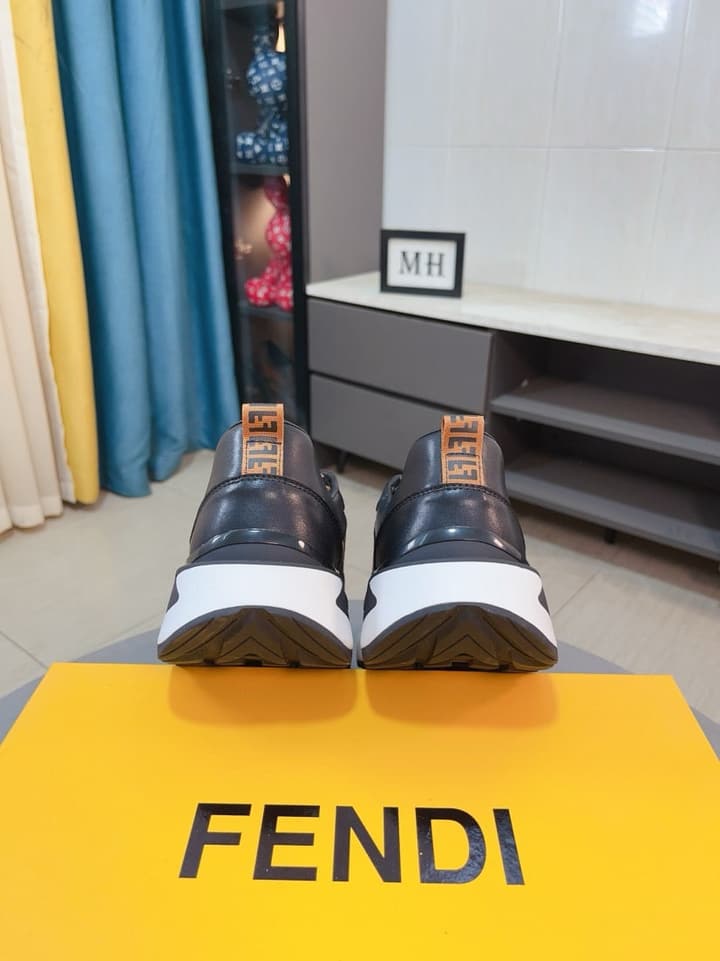 Fendi Classic Calfskin Sneakers