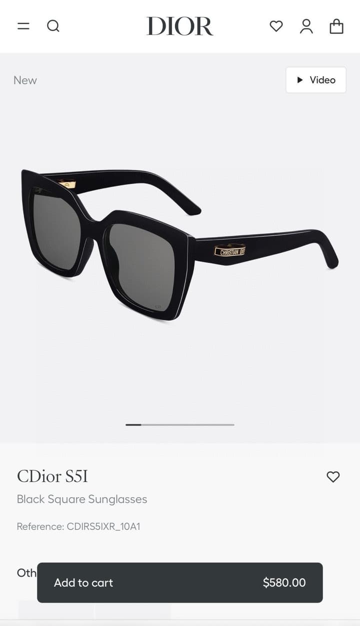 Dior Cdior S5F Sunglasses