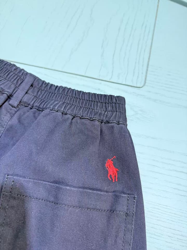 Ralph Lauren RL POLO Kids English Style Pants – 2025SS – Kids Collection in Dark Navy
