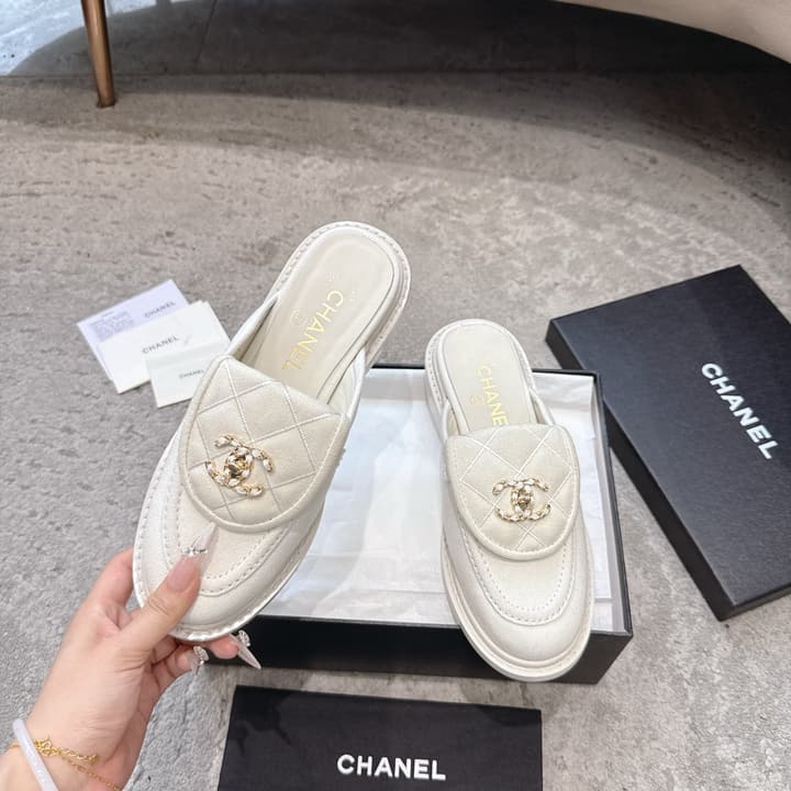 Chanel Quilted Leather Schoolbag Buckle Loafers – 26B Collection