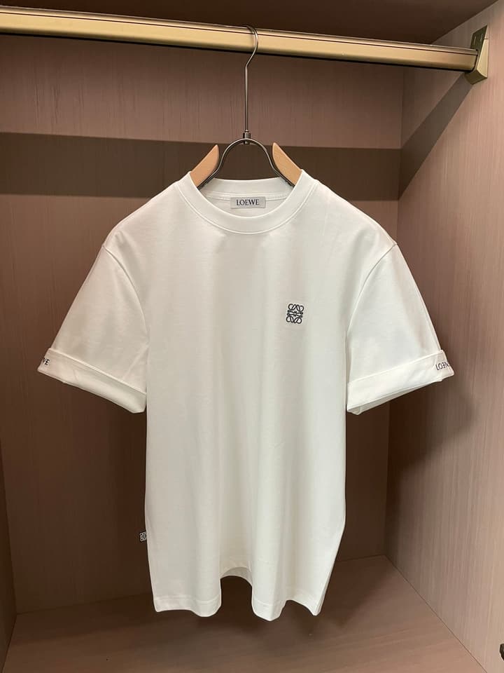 Loewe Logo Mercerized Cotton T-Shirt – 2026SS in Classic Black