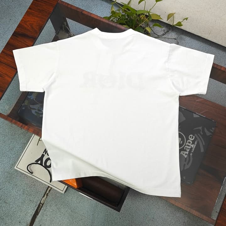 Dior Rhinestone Logo Embroidery T-Shirt – 2026SS in Black