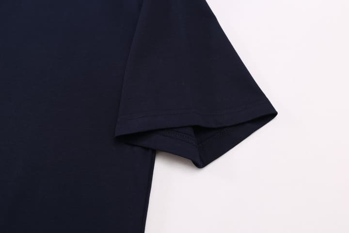 Vetements VTM Logo Print Loose T-Shirt – 2025SS in Dark Blue