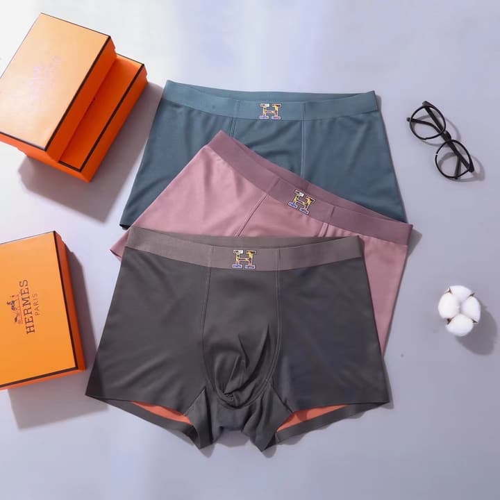 Hermès Men's Seamless Modal Underwear Set