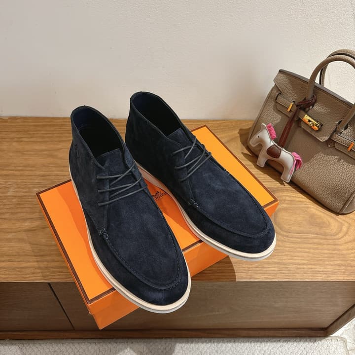 Hermès Classic Couple's Sandals – SS25 New Arrival in Black Suede