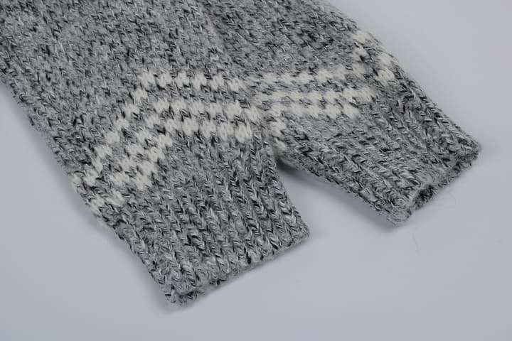Louis Vuitton High-Neck Zipper Knit Sweater – 25SS in Gray Mélange With Black Collar