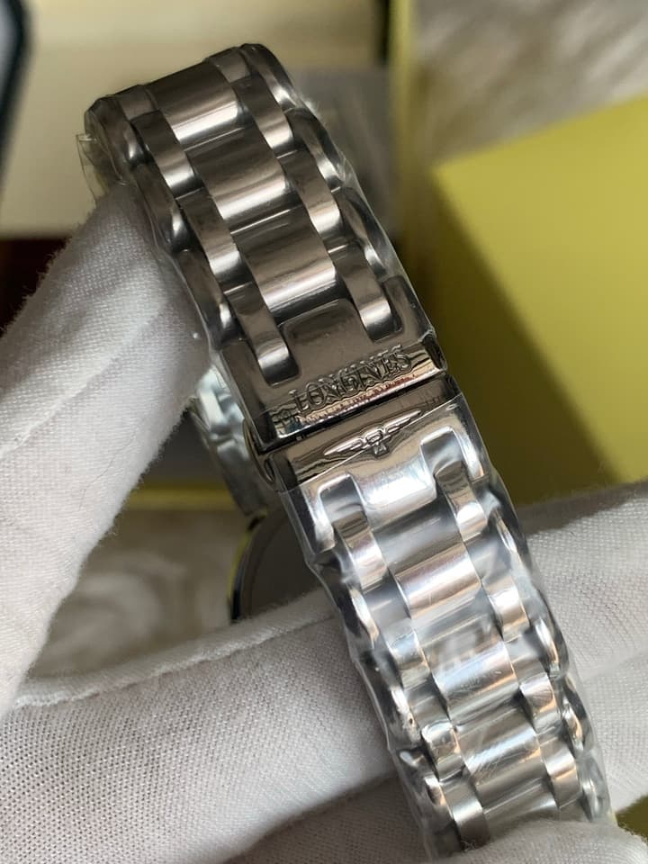 Longines Symphonette Moonphase Ladies' Watch in Stainless Steel With Pink Dial