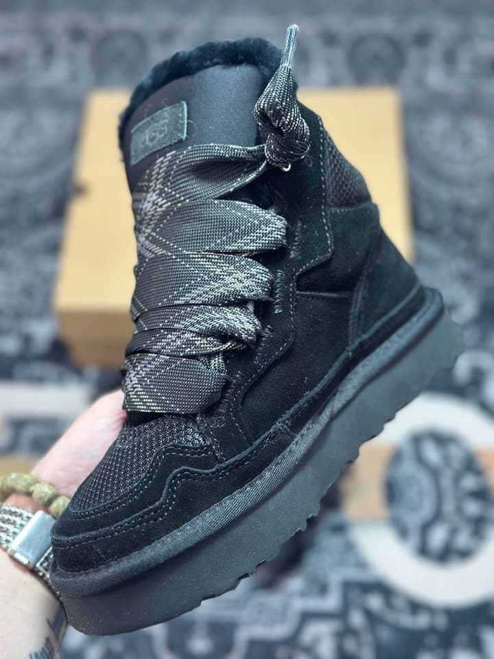 UGG Highmel High-Top Snow Boots in Black