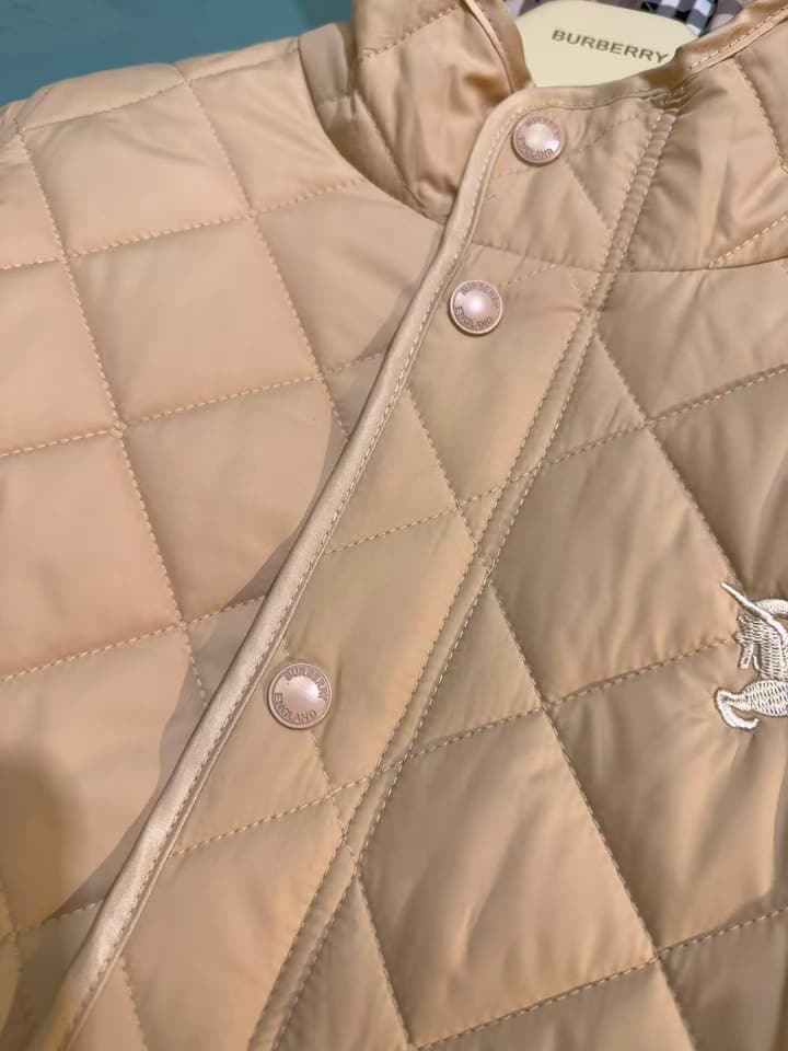 Burberry Mid-Length Puffer Jacket – Kids Collection – 25AW in Dark Charcoal Quilted Jacket