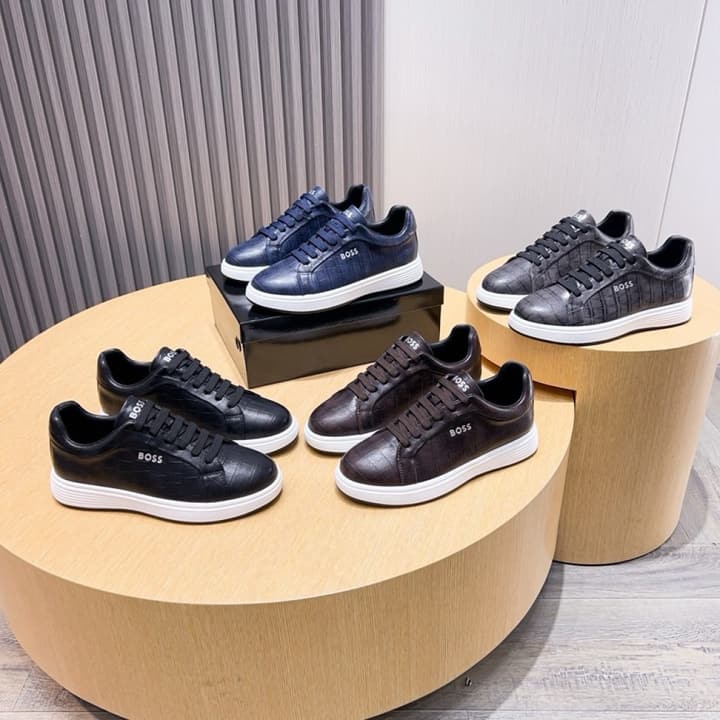 Boss Classic Leather Driving Shoes