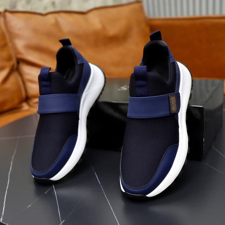 Boss Men's Knit Sport Sneakers