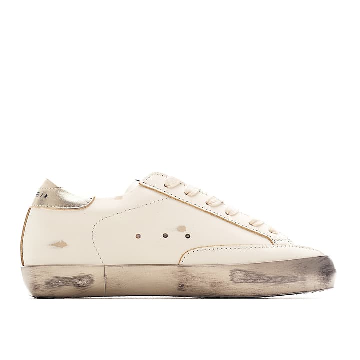 Golden Goose Super Star Sneakers – 2023 Collection in Bright Metallic Outline Star