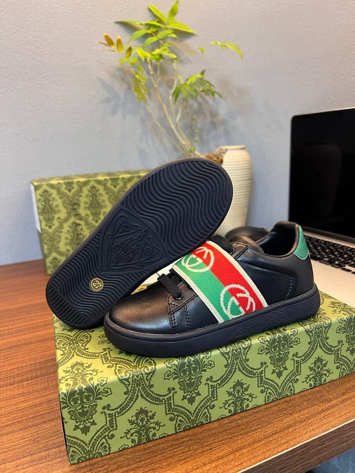 Gucci Kids Sheepskin-Lined Sneakers – Kids Collection