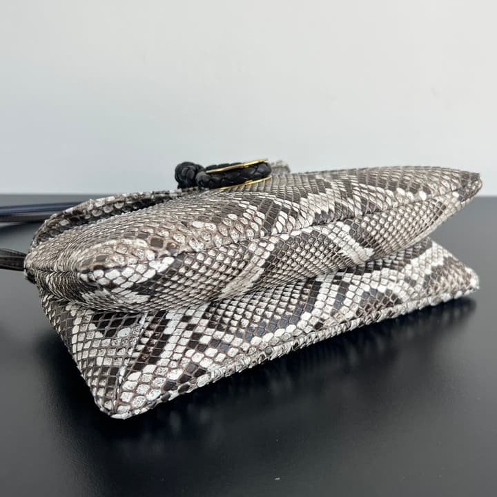 Bottega Veneta Liberta Python Crossbody Bag