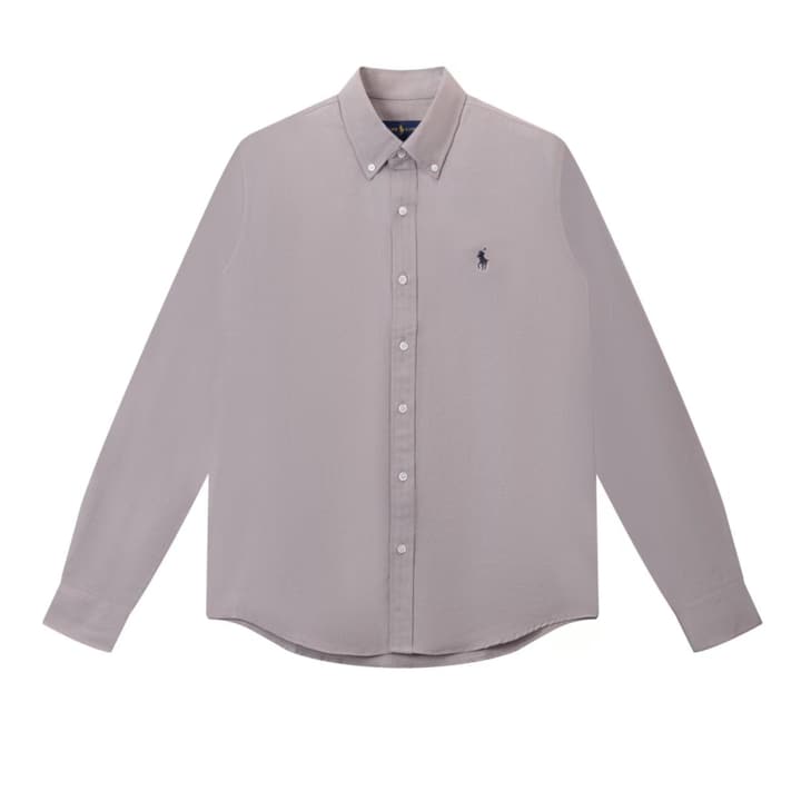 Ralph Lauren Unisex Oxford Long Sleeve Shirt in Black