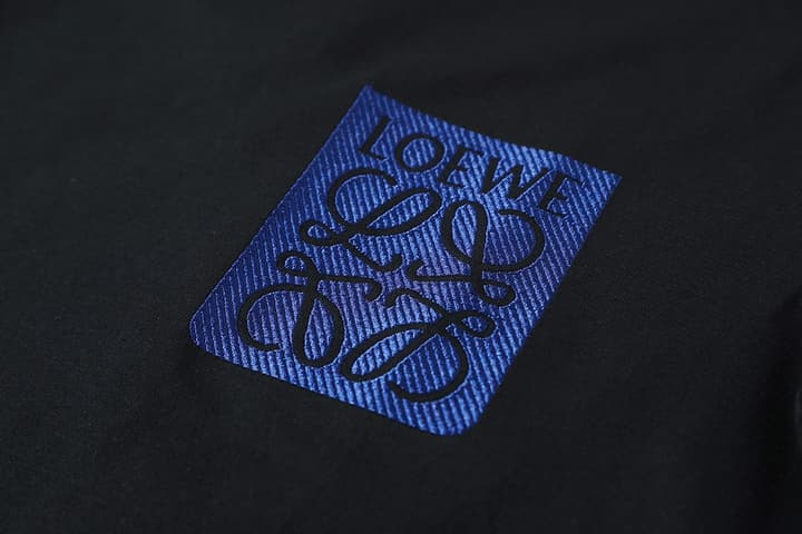 Loewe Embroidered Pocket T-Shirt – 25SS in Black