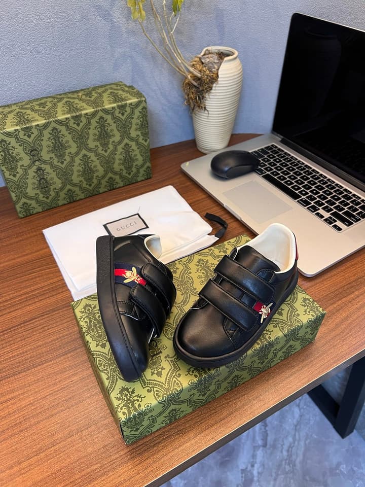 Gucci Kids Sheepskin-Lined Sneakers – Kids Collection