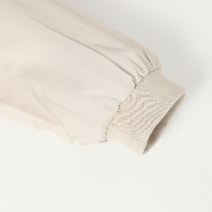 Miu Miu Logo Check Stand Collar Jacket – 25SS in Light Beige